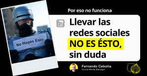 No, llevar redes sociales es más que sólo publicar contenido