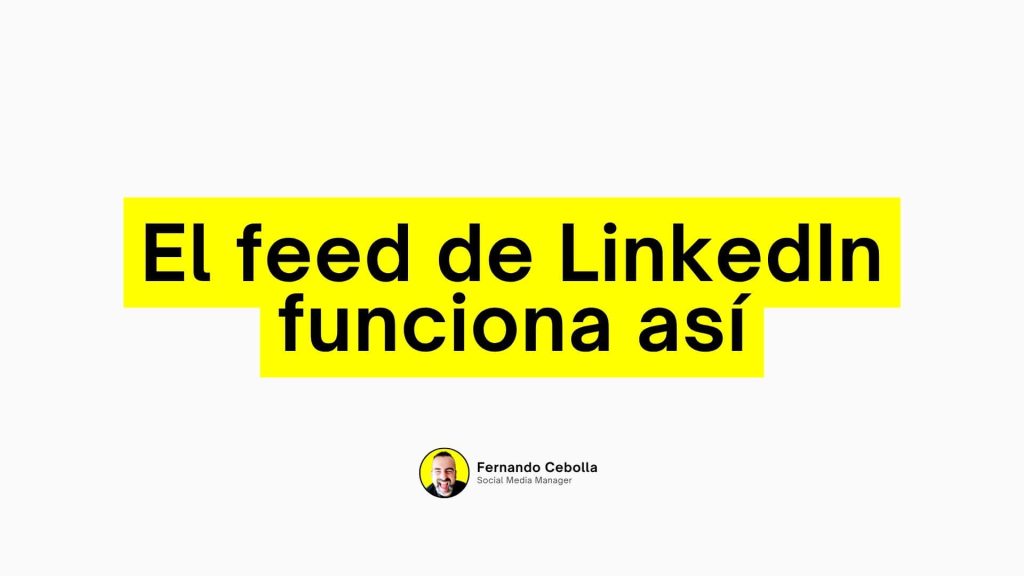 feed de LinkedIn como funciona